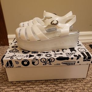 BNIB Bamboo flatform cute shoes